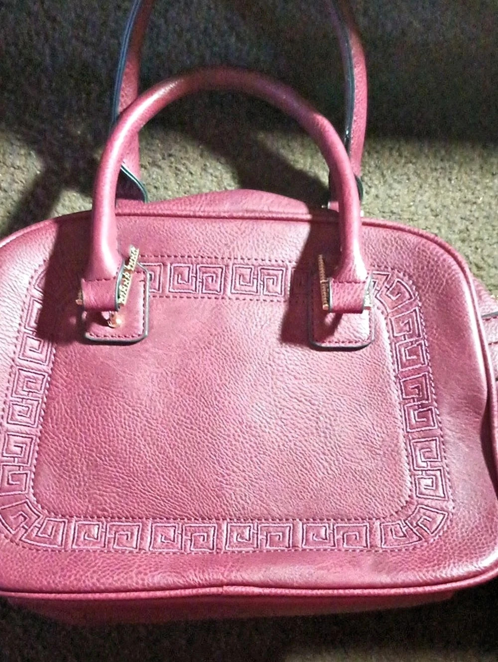 Red by Marc Ecko Pink Geometric Satchel